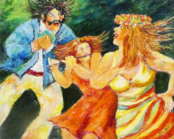 Unchained Melody. Mary Hall. Oil. 2025