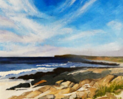 Westray Midsummer. Maddy Jevon. Oil. 2025