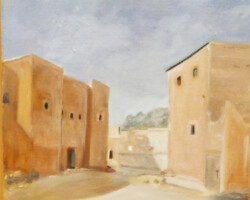 Moroccan Sky. Sheila Burgess. Oil. 2025